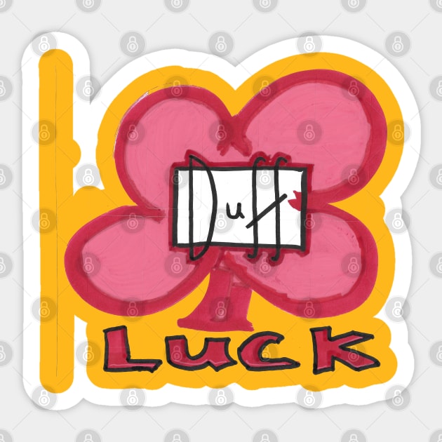 DuffLuck Sticker by hh5art